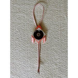 Ejects Collection Unisex Mini Disc Aux Cable Bolo Tie NWOT OOAK